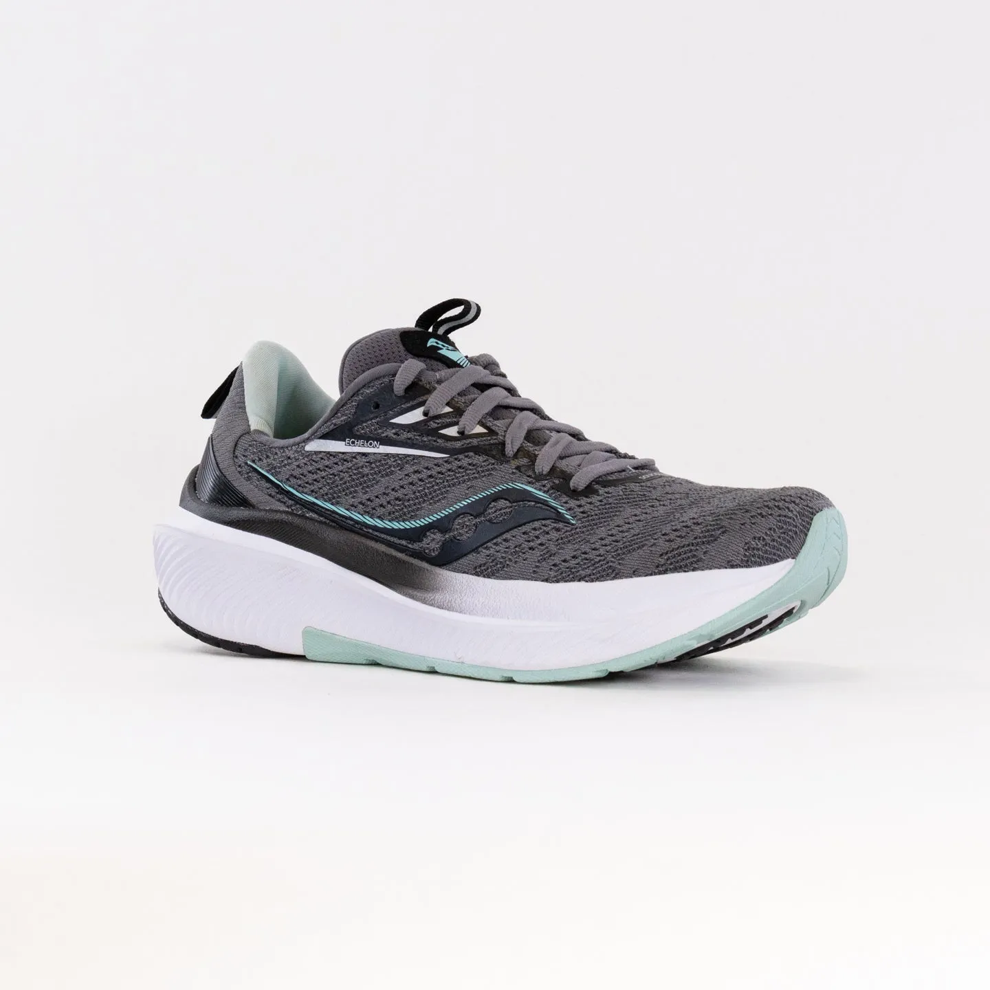 Saucony Echelon 9 Wide (Women's) - Charcoal/Ice energy push