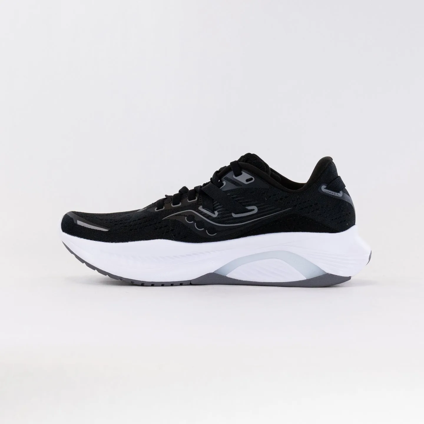 Saucony Guide 16 Wide (Women's) - Black/White quick glide