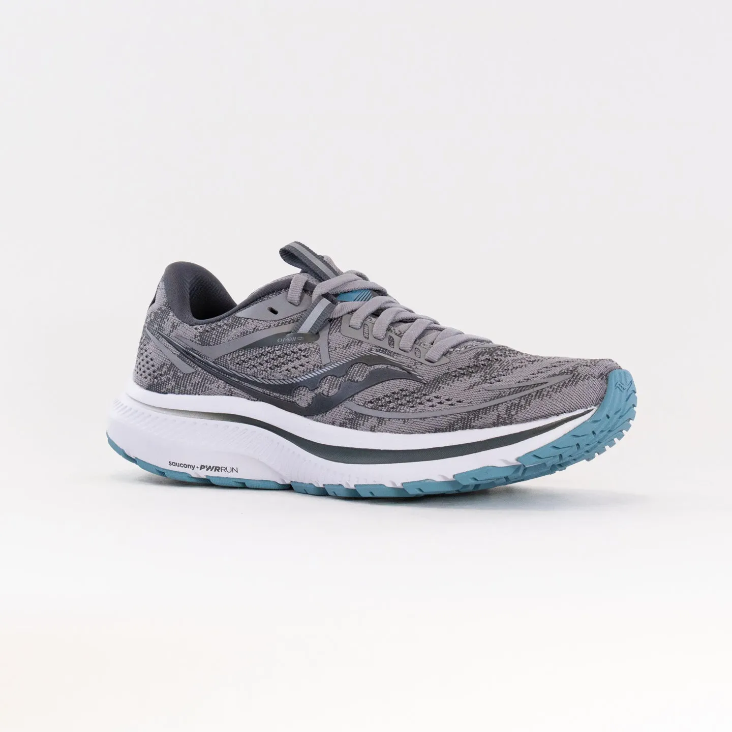 Saucony Omni 21 Wide (Women's) - Alloy/Rainfall endure path