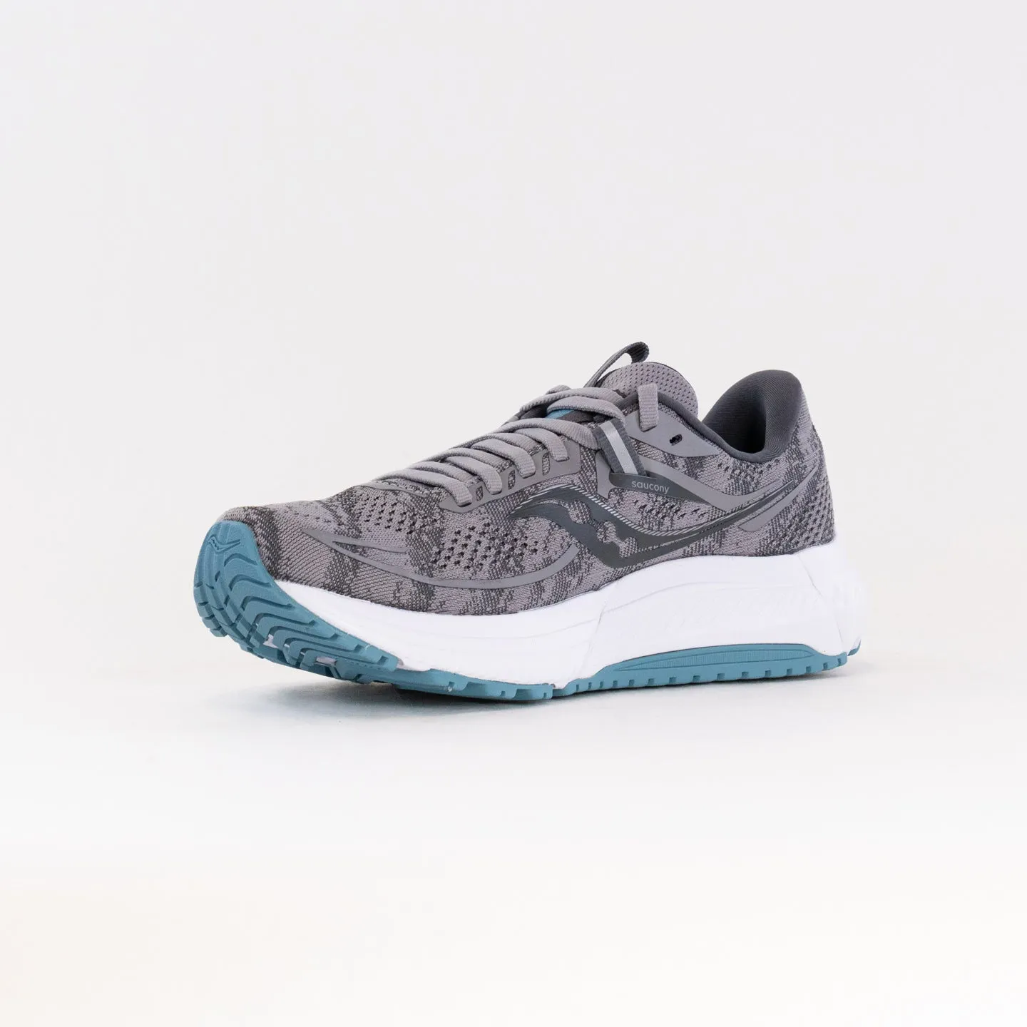 Saucony Omni 21 Wide (Women's) - Alloy/Rainfall pace flow