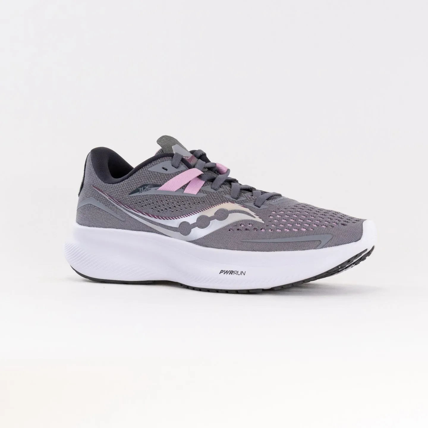Saucony Ride 15 Wide (Women's) - Alloy/Quartz training phase