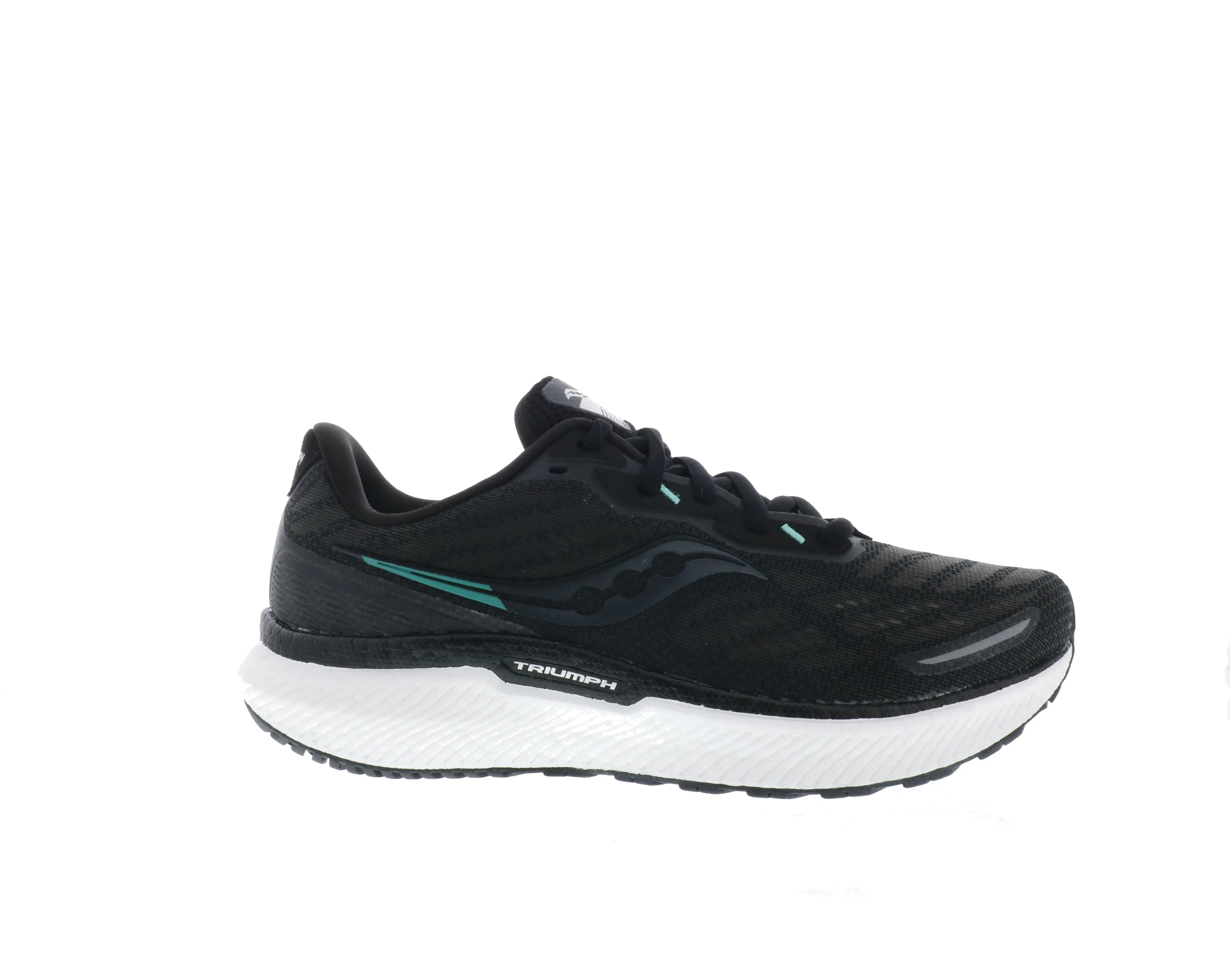 Saucony Triumph 19 (Women's) - Black/White stability pod