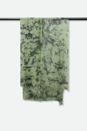 SHAMROCK SCARF IN HAND DYED CASHMERE comfort vibe SHAMROCK SCARF IN HAND DYED CASHMERE winter charm