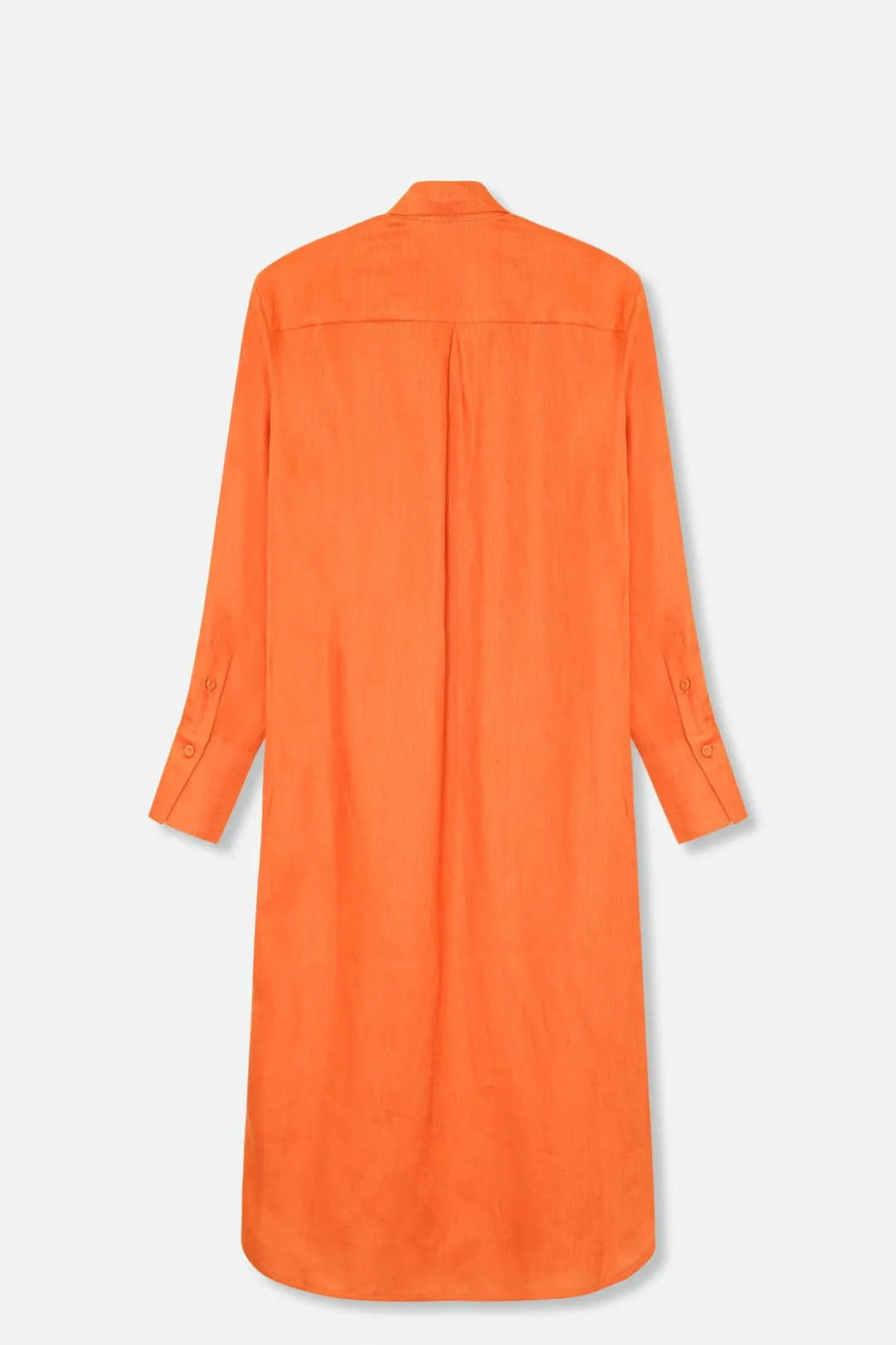 SHIRTDRESS DUSTER IN PREMIUM ITALIAN LINEN dress ritual