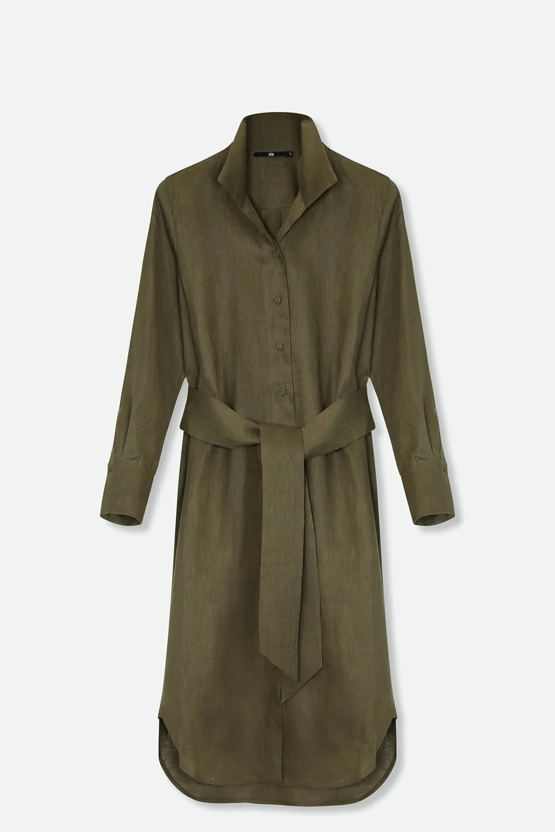 SHIRTDRESS DUSTER IN PREMIUM ITALIAN LINEN comfort tone