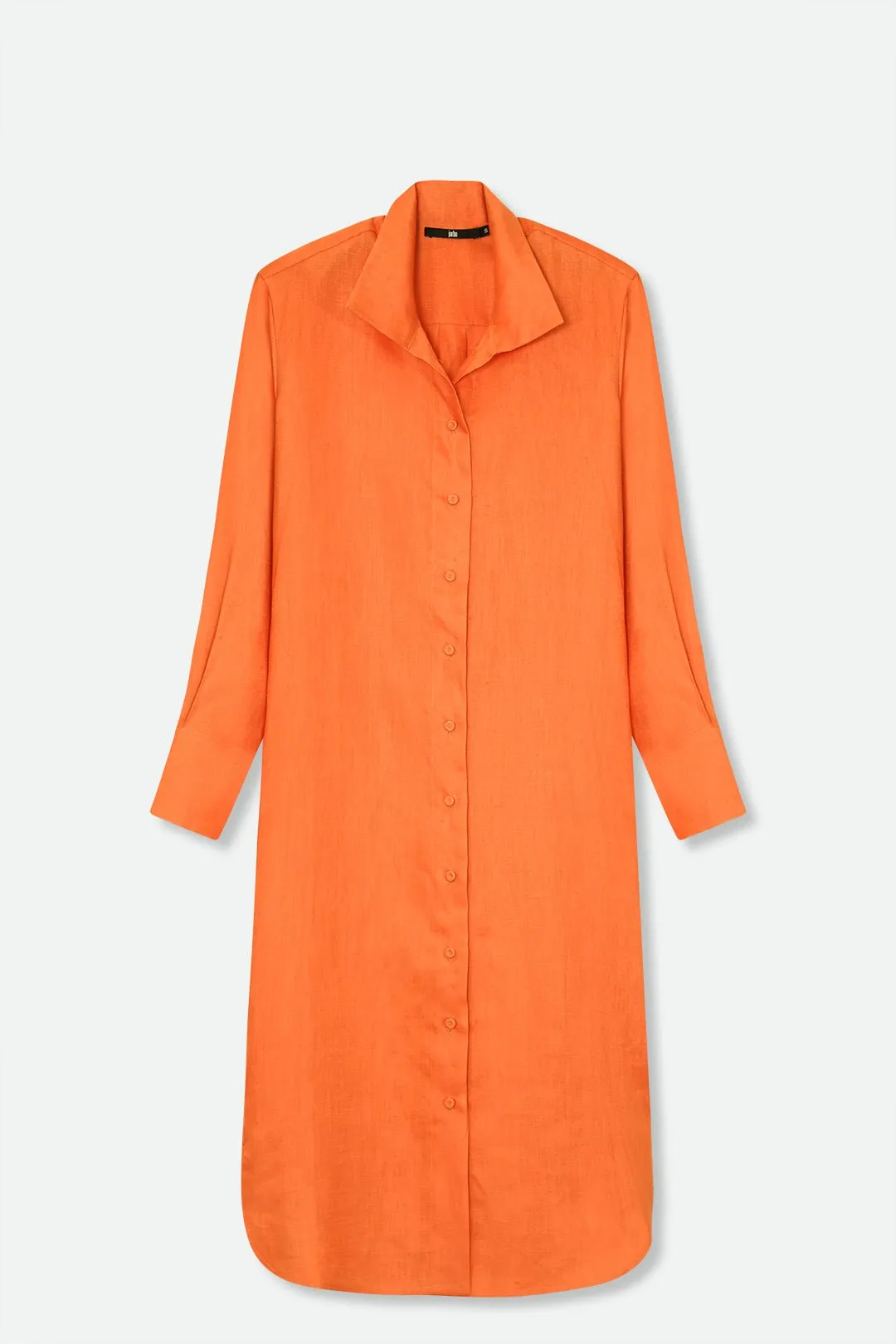 SHIRTDRESS DUSTER IN PREMIUM ITALIAN LINEN self-expression