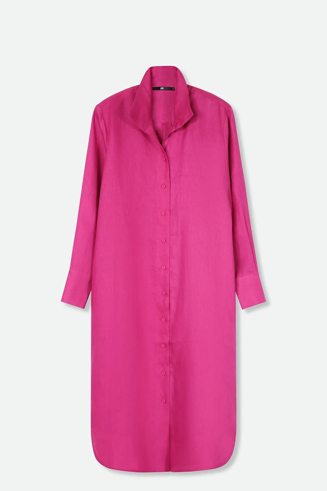 SHIRTDRESS DUSTER IN PREMIUM ITALIAN LINEN women power