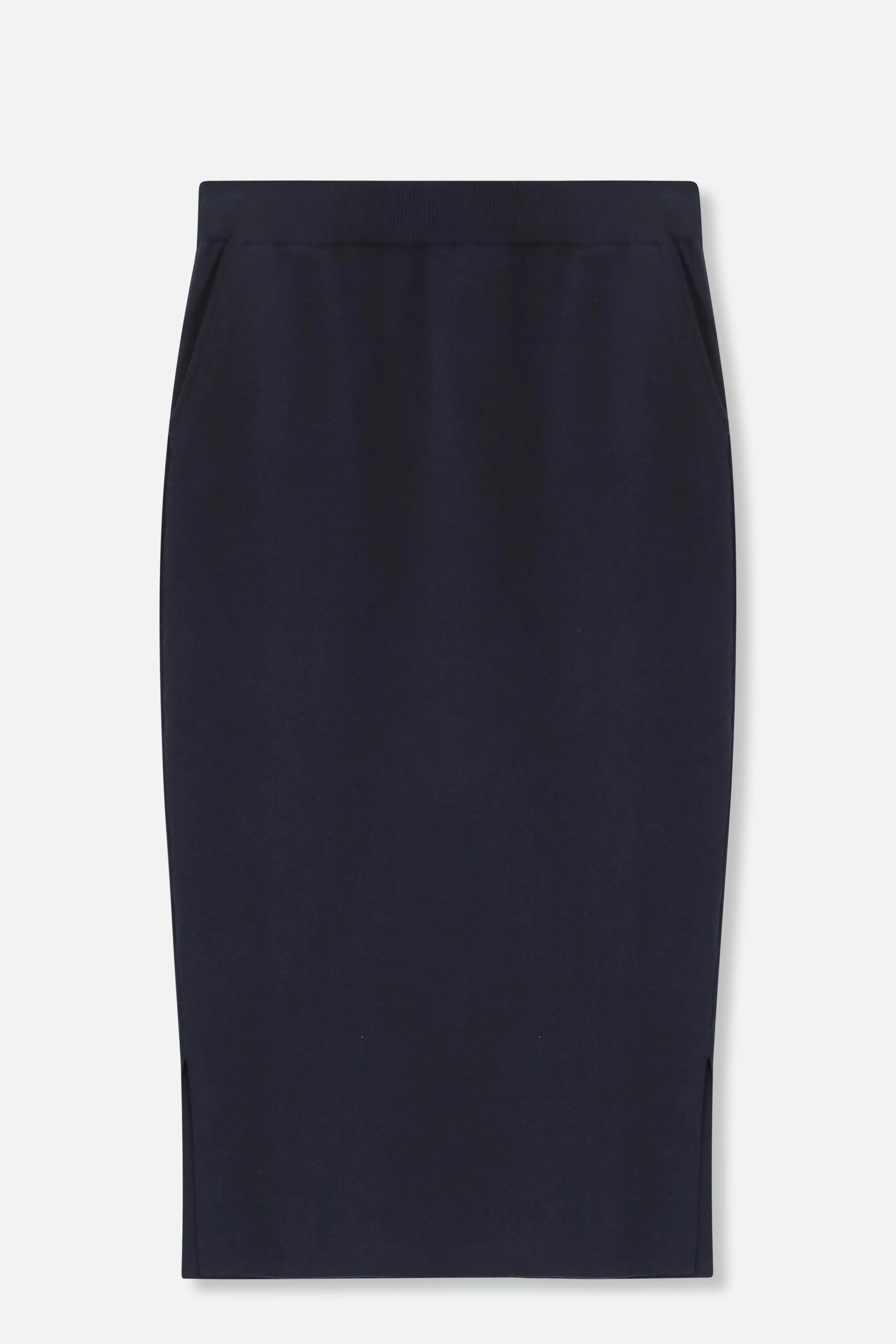 SICILY PENCIL SKIRT IN KNIT PIMA COTTON STRETCH laidback mood