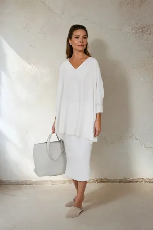 SICILY PENCIL SKIRT IN KNIT PIMA COTTON STRETCH lightweight feel SICILY PENCIL SKIRT IN KNIT PIMA COTTON STRETCH wrap soul