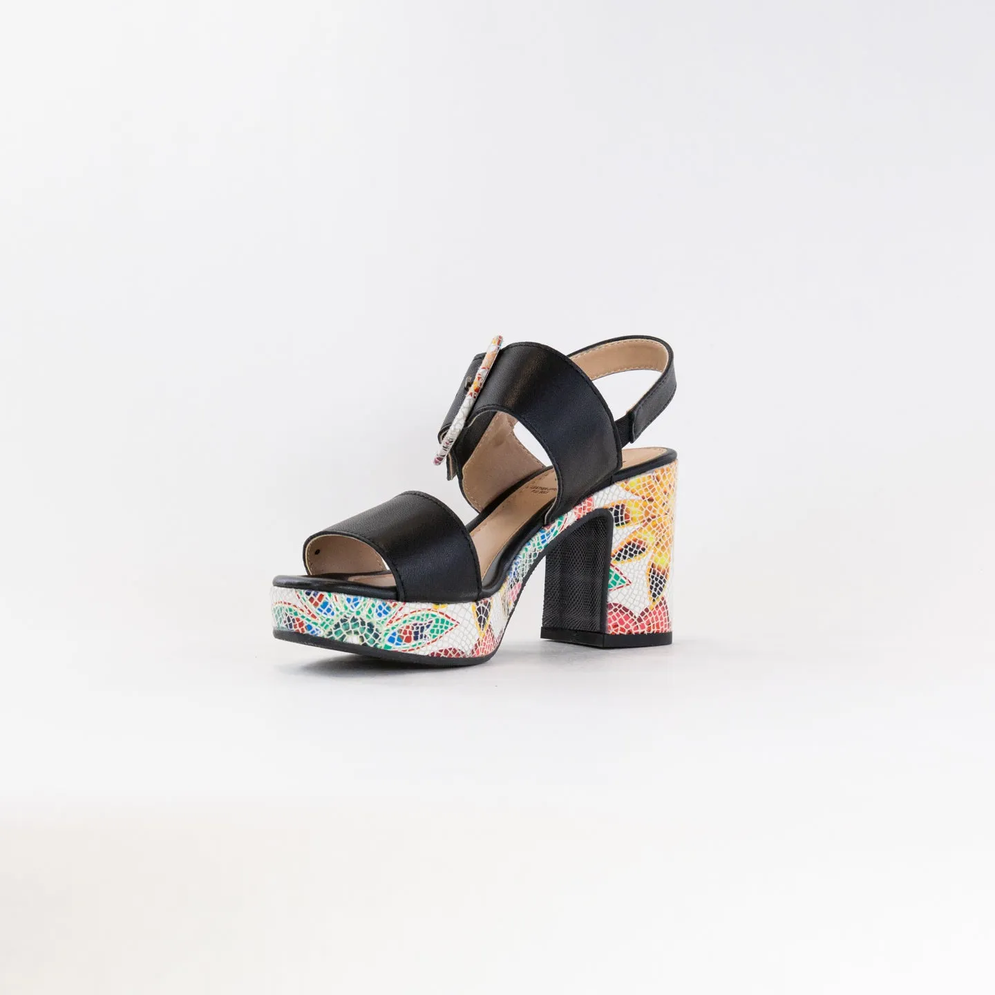 Spring Step Azucar (Women's) - Black Multi Mood Ease