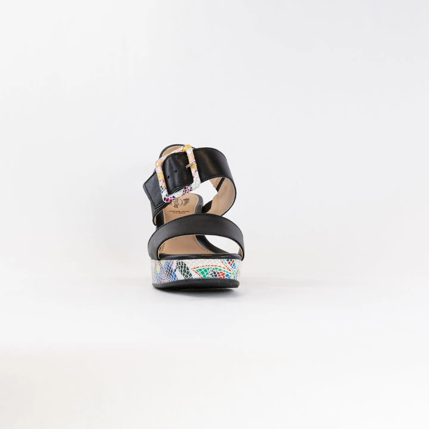 Spring Step Azucar (Women's) - Black Multi Summer Vibe