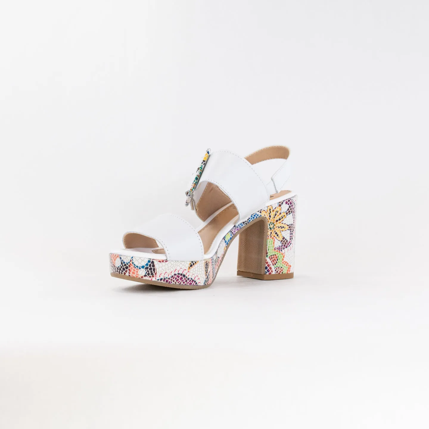 Spring Step Azucar (Women's) - White Multi Bare Luxury