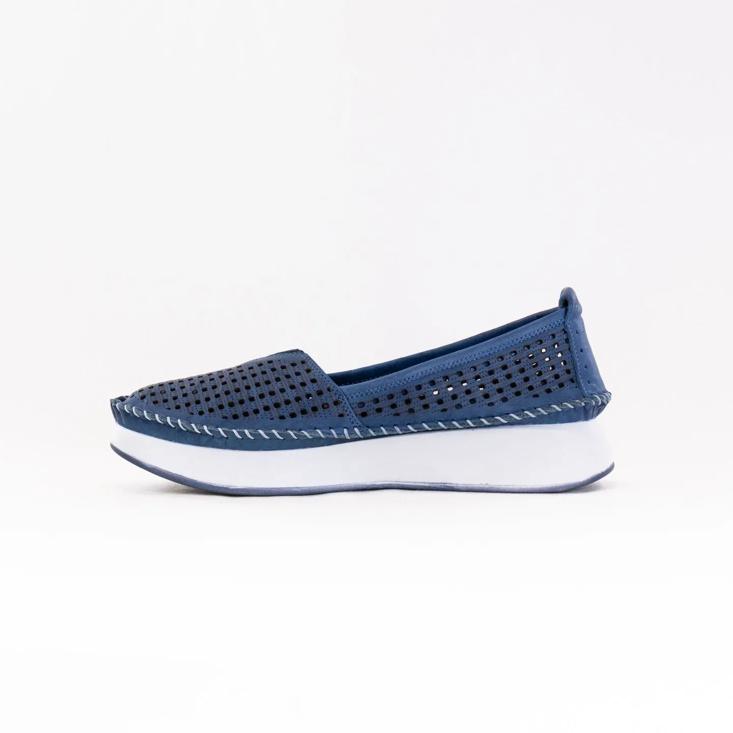Spring Step Emerson (Women's) - Blue driving shoes