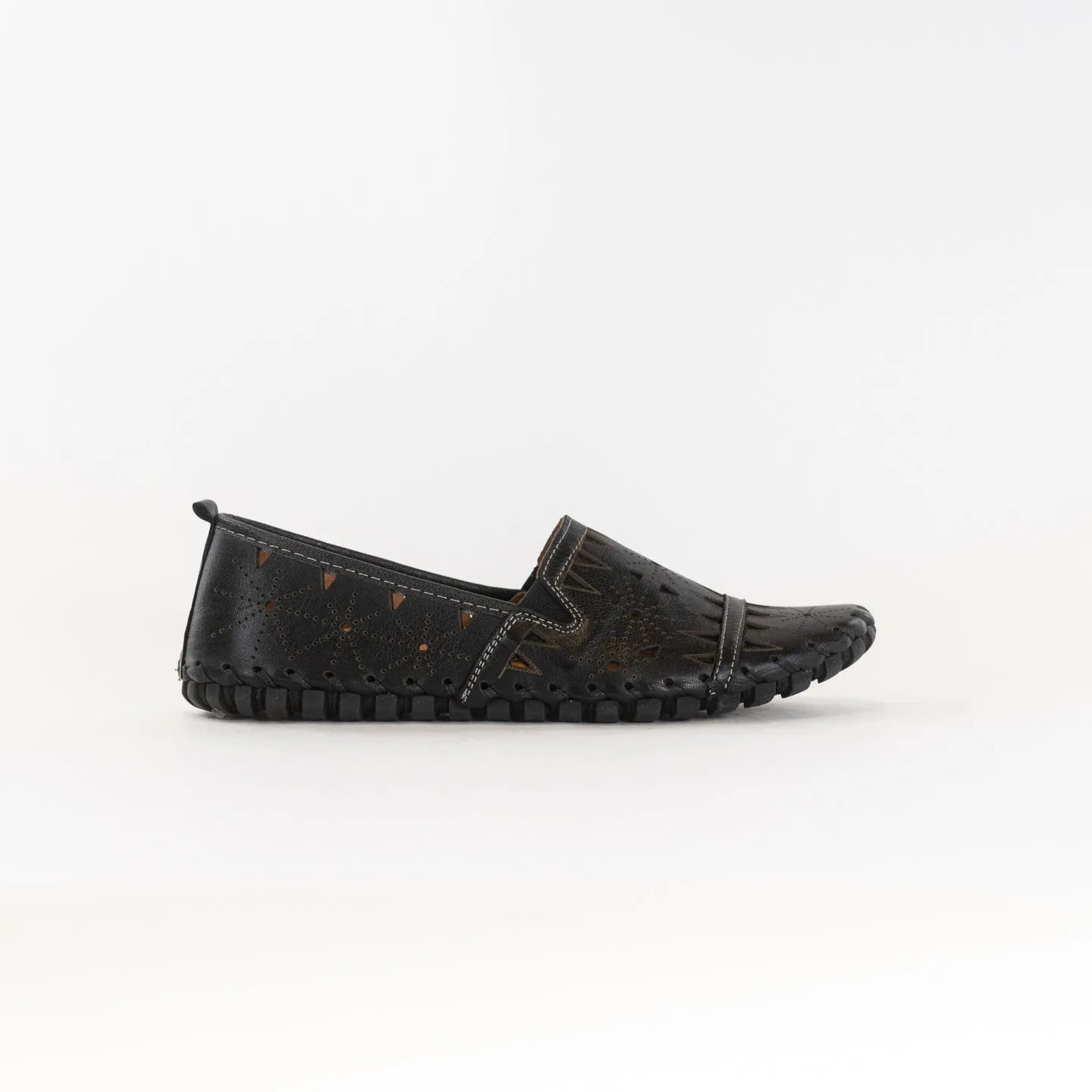 Spring Step Fusaro (Women's) - Black road comfort
