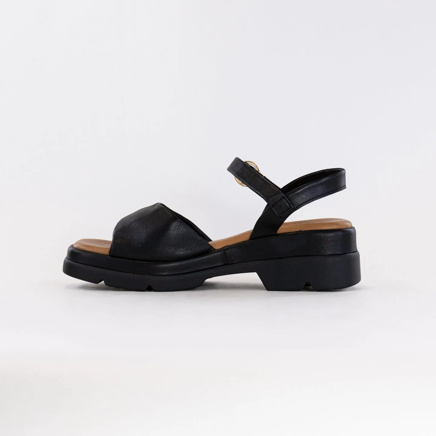 Spring Step Huntington (Women's) - Black Leather Smart Ease