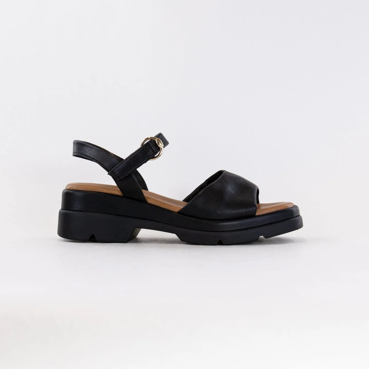 Spring Step Huntington (Women's) - Black Leather Foot Freedom