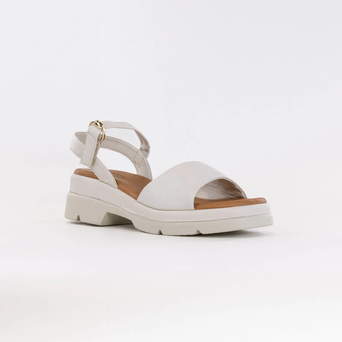 Spring Step Huntington (Women's) - Ivory Leather No Fuss