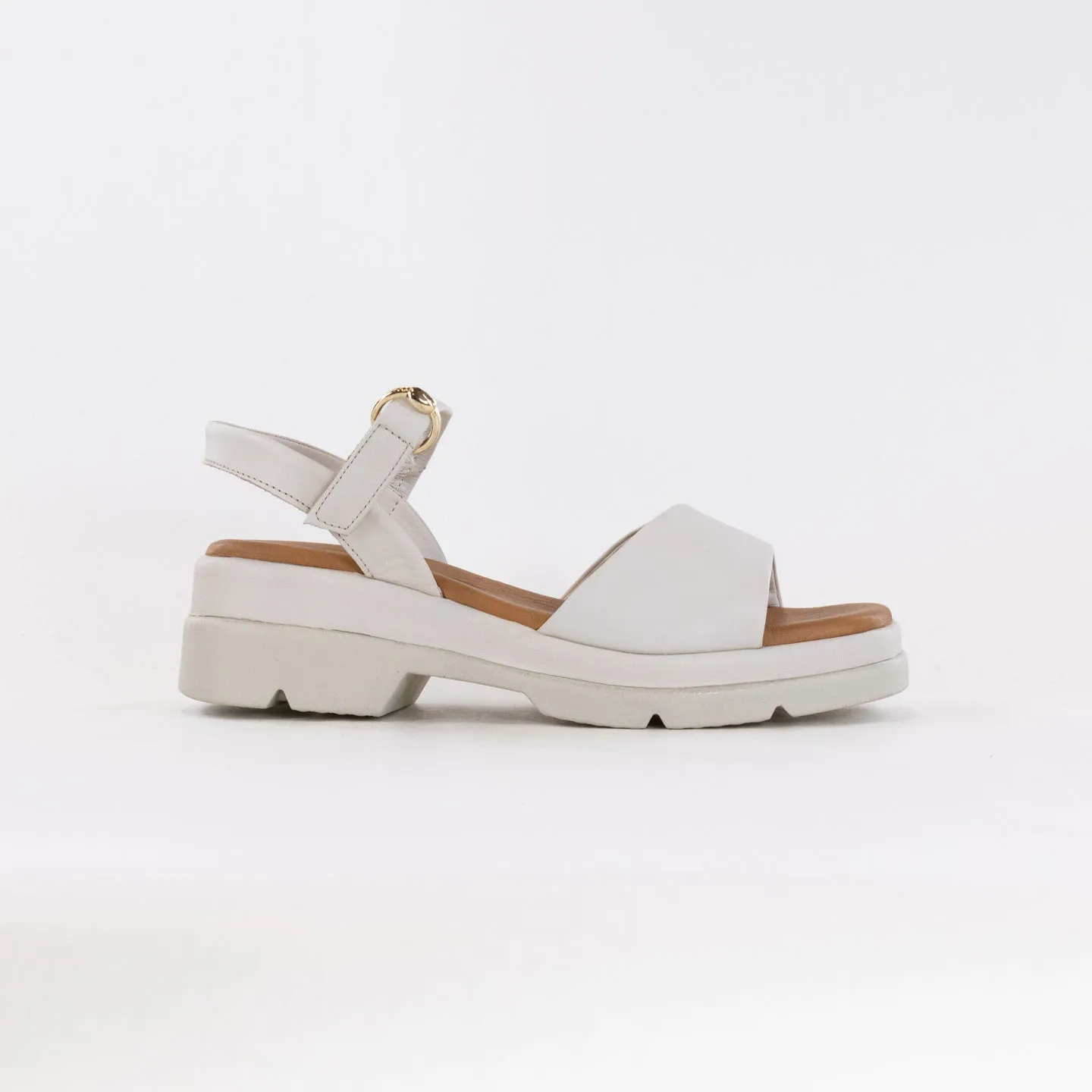 Spring Step Huntington (Women's) - Ivory Leather Nature Vibe
