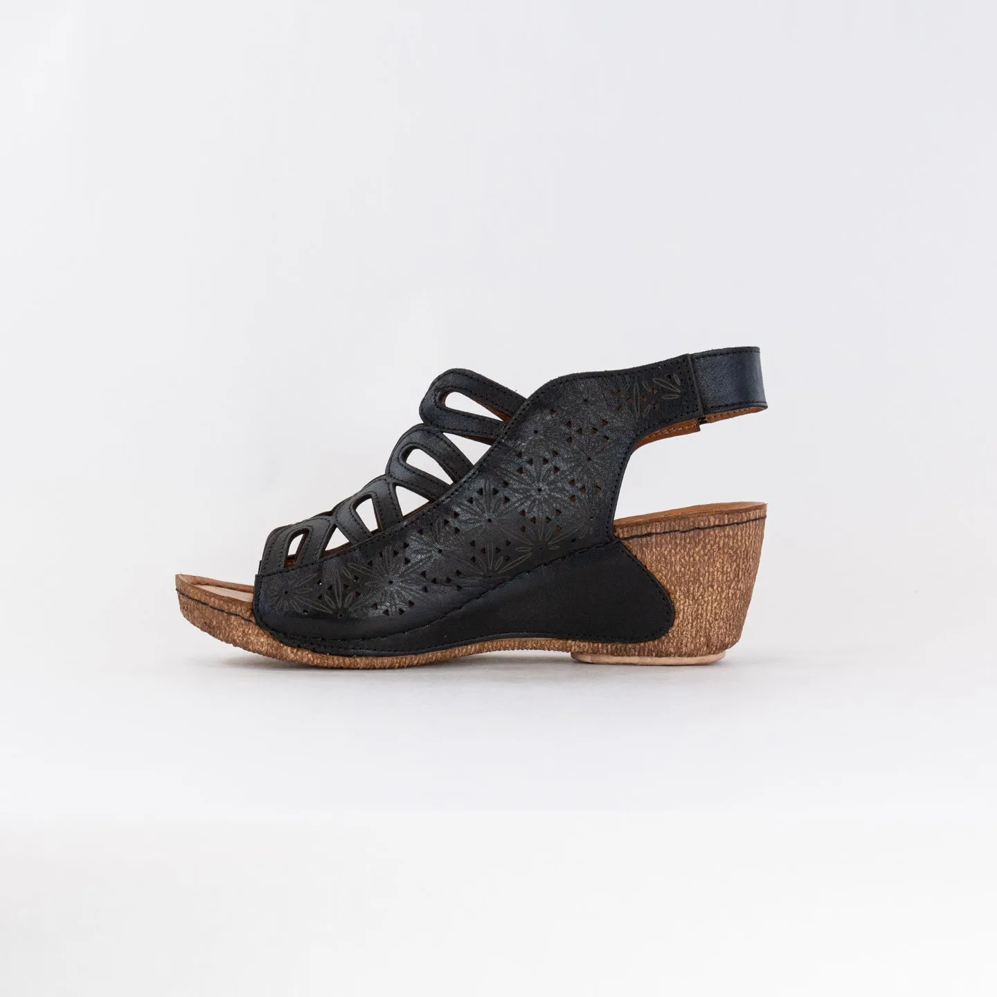 Spring Step Inocencia (Women's) - Black No Fuss