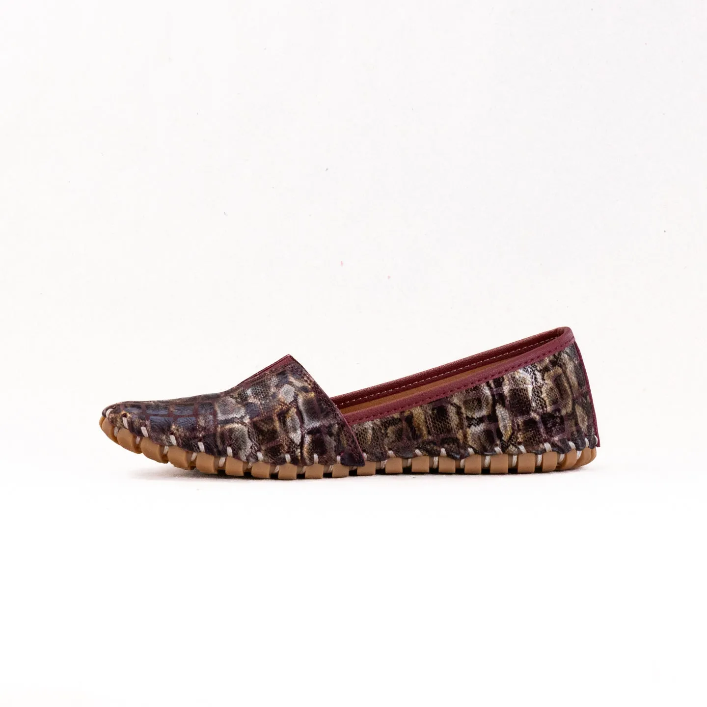 Spring Step Kathaleta Spice (Women's) - Bordeaux Multi stretch fabric