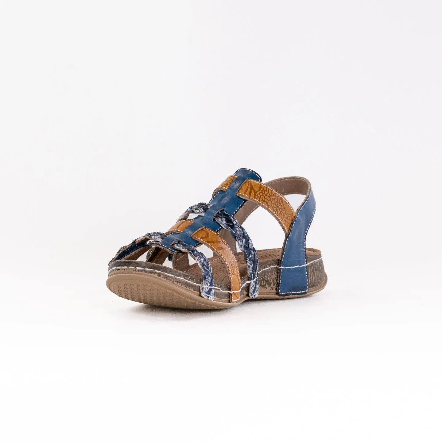 Spring Step L'Artiste Delila (Women's) - Blue Multi Travel Day