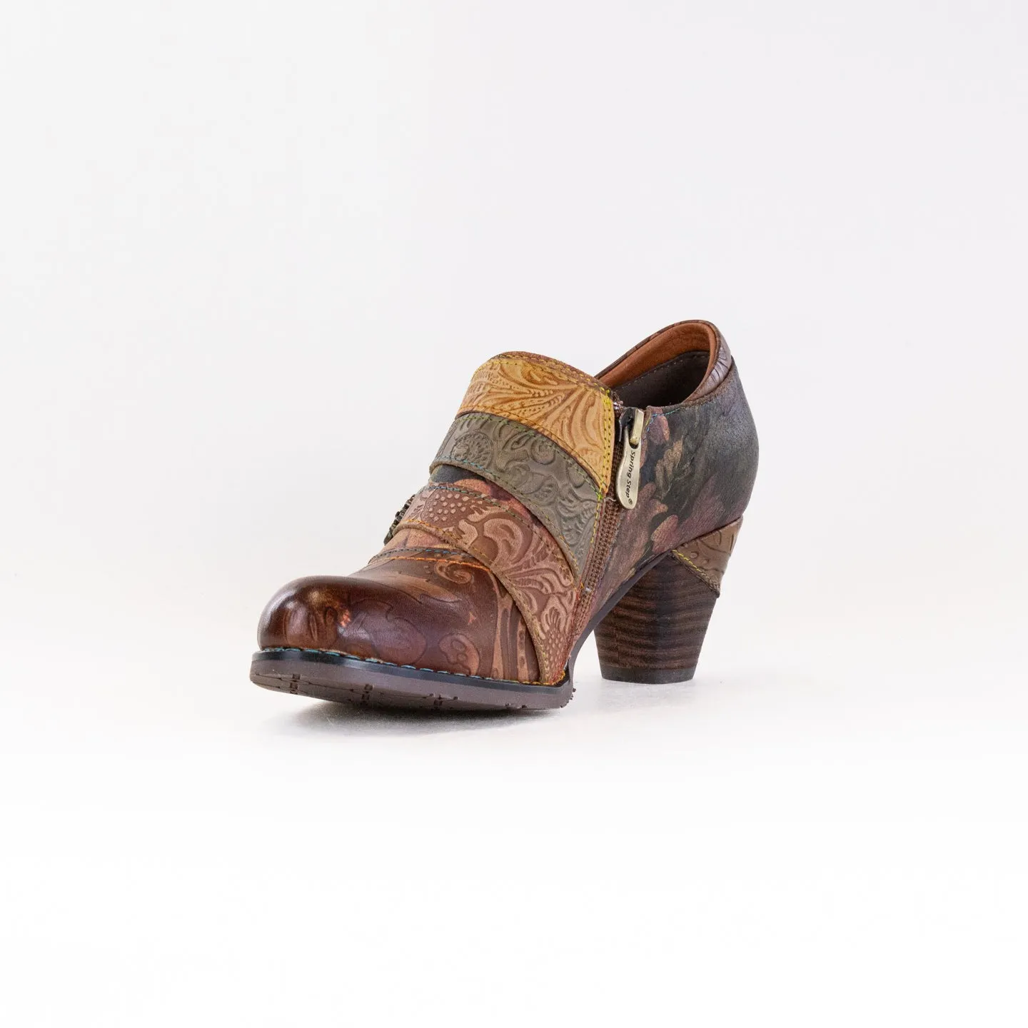 Spring Step L'Artiste Graphic (Women's) - Brown Multi commute friendly