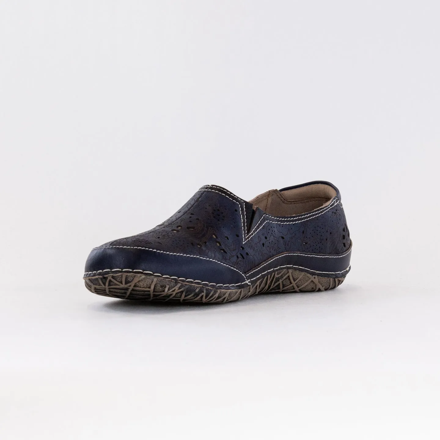 Spring Step L'Artiste Libora (Women's) - Navy snow grip