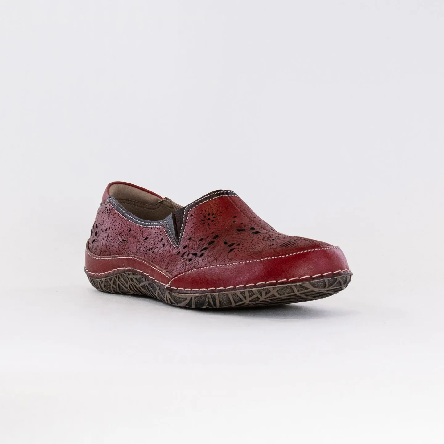 Spring Step L'Artiste Libora (Women's) - Red non-slip sole