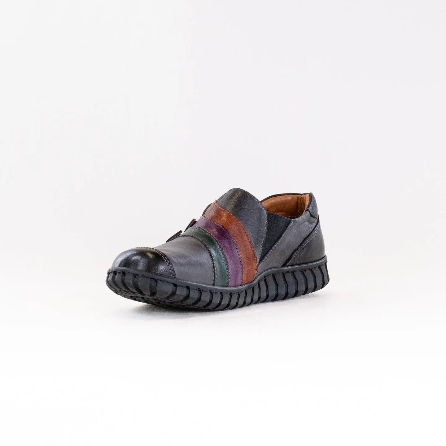 Spring Step Neeta (Women's) - Dark Grey Multi Leather no-brainer