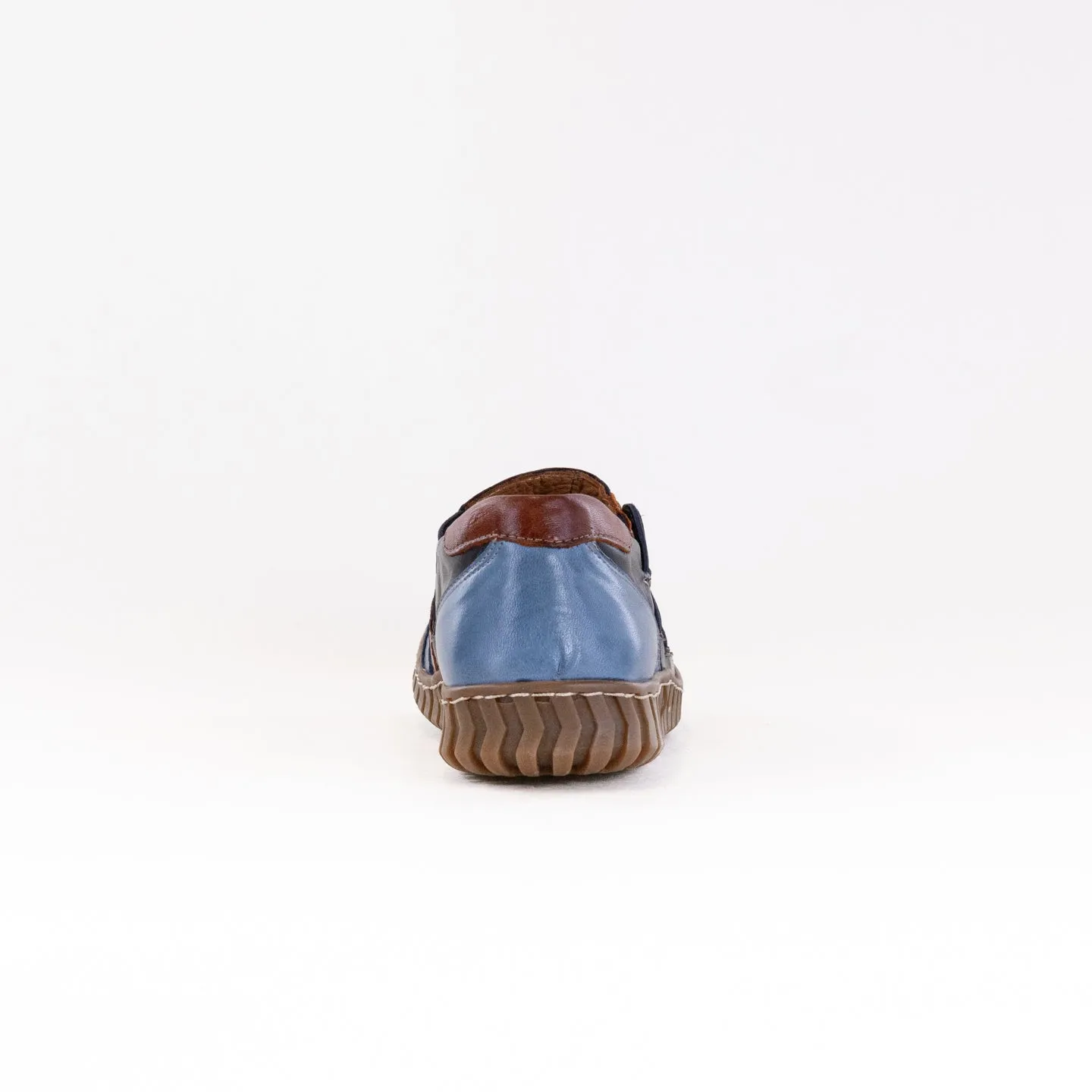 Spring Step Neeta (Women's) - Navy Multi Leather mountain town