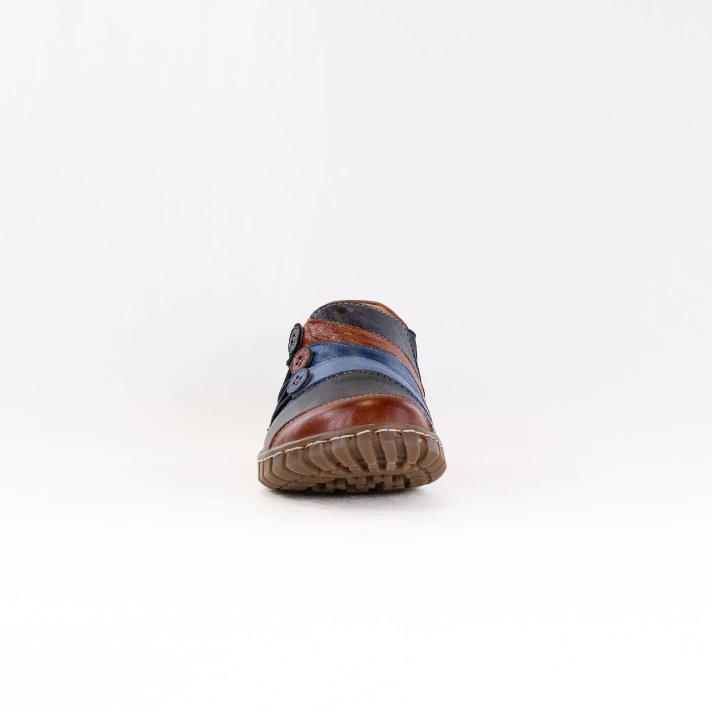 Spring Step Neeta (Women's) - Navy Multi Leather vent system