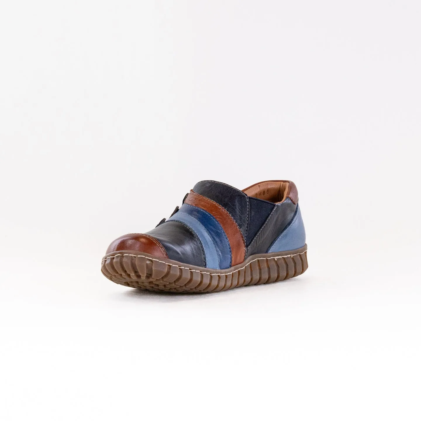 Spring Step Neeta (Women's) - Navy Multi Leather park adventures