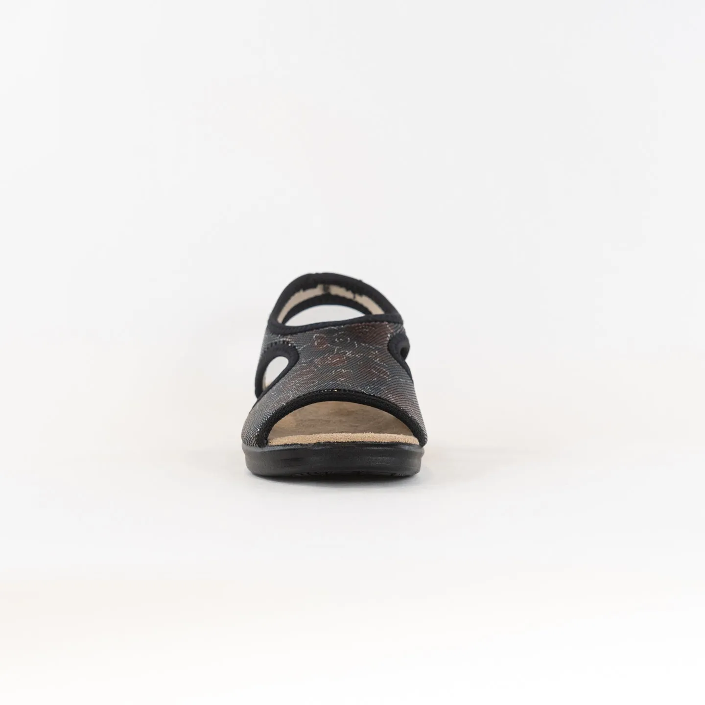 Spring Step Nyaman (Women's) - Black Multi Relax Moment