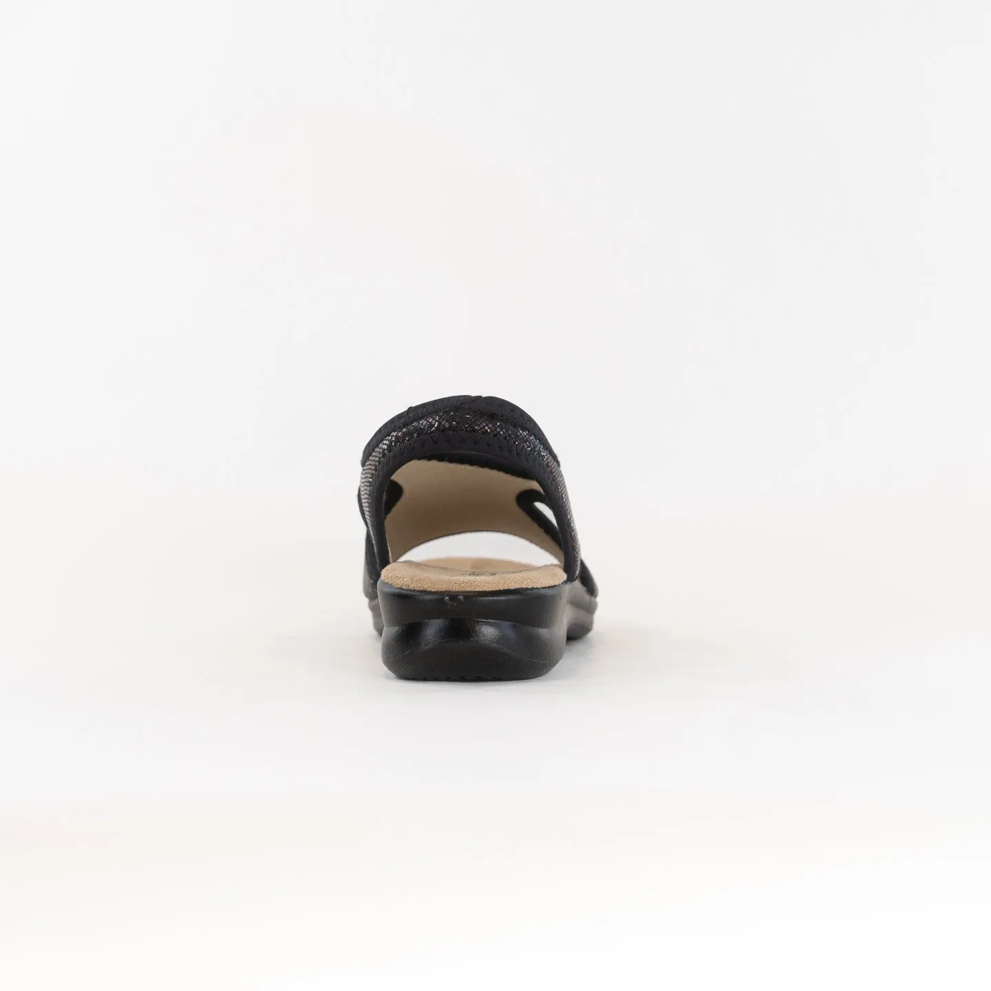 Spring Step Nyaman (Women's) - Black Multi Travel Ease