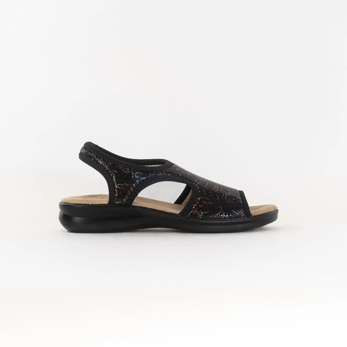 Spring Step Nyaman (Women's) - Black Multi Air Touch