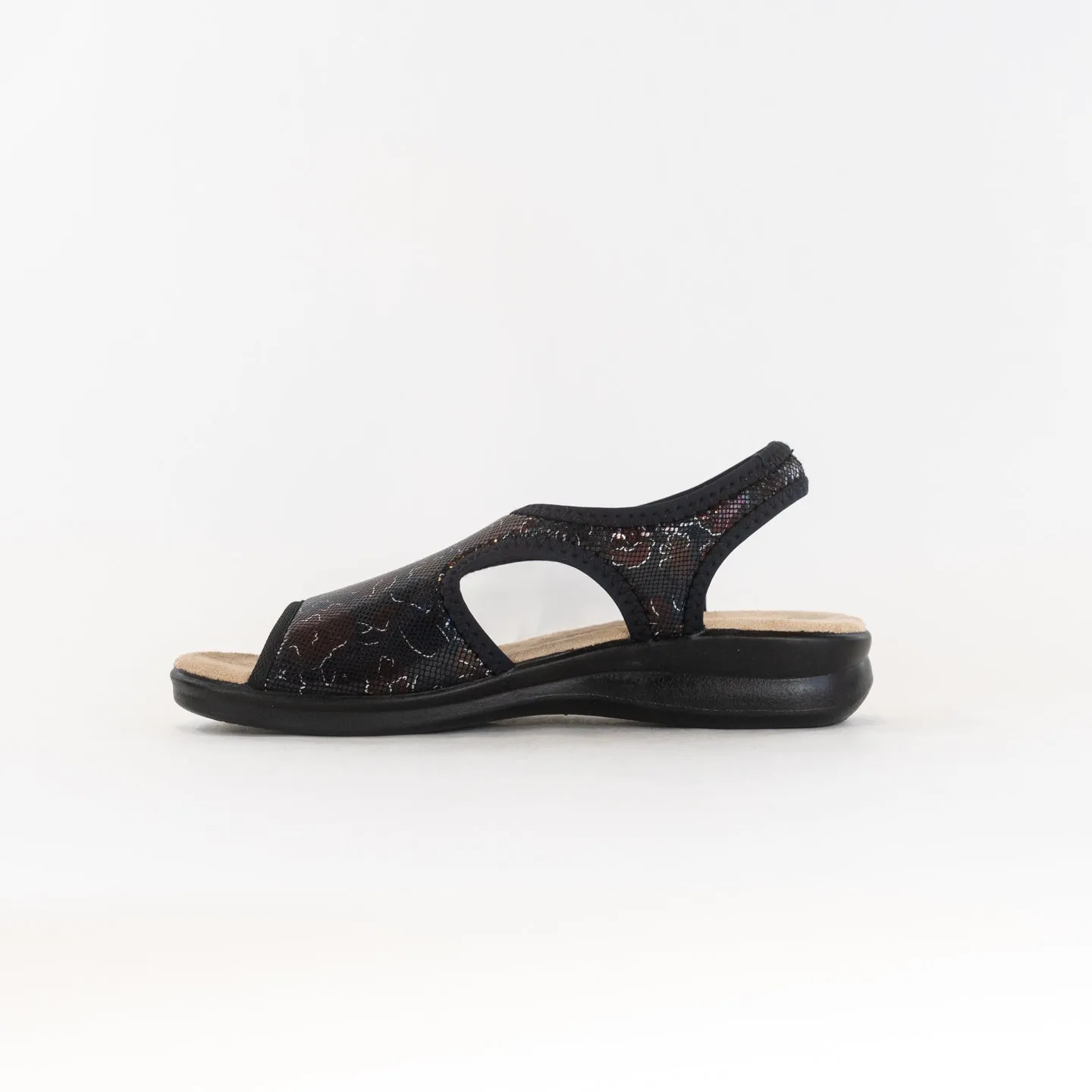 Spring Step Nyaman (Women's) - Black Multi Clean Step