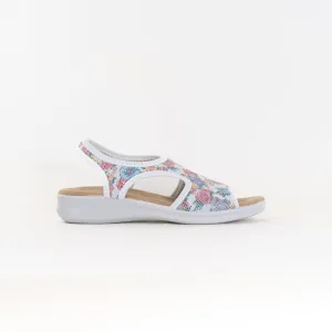 Spring Step Nyaman (Women's) - White Multi Zen Walk