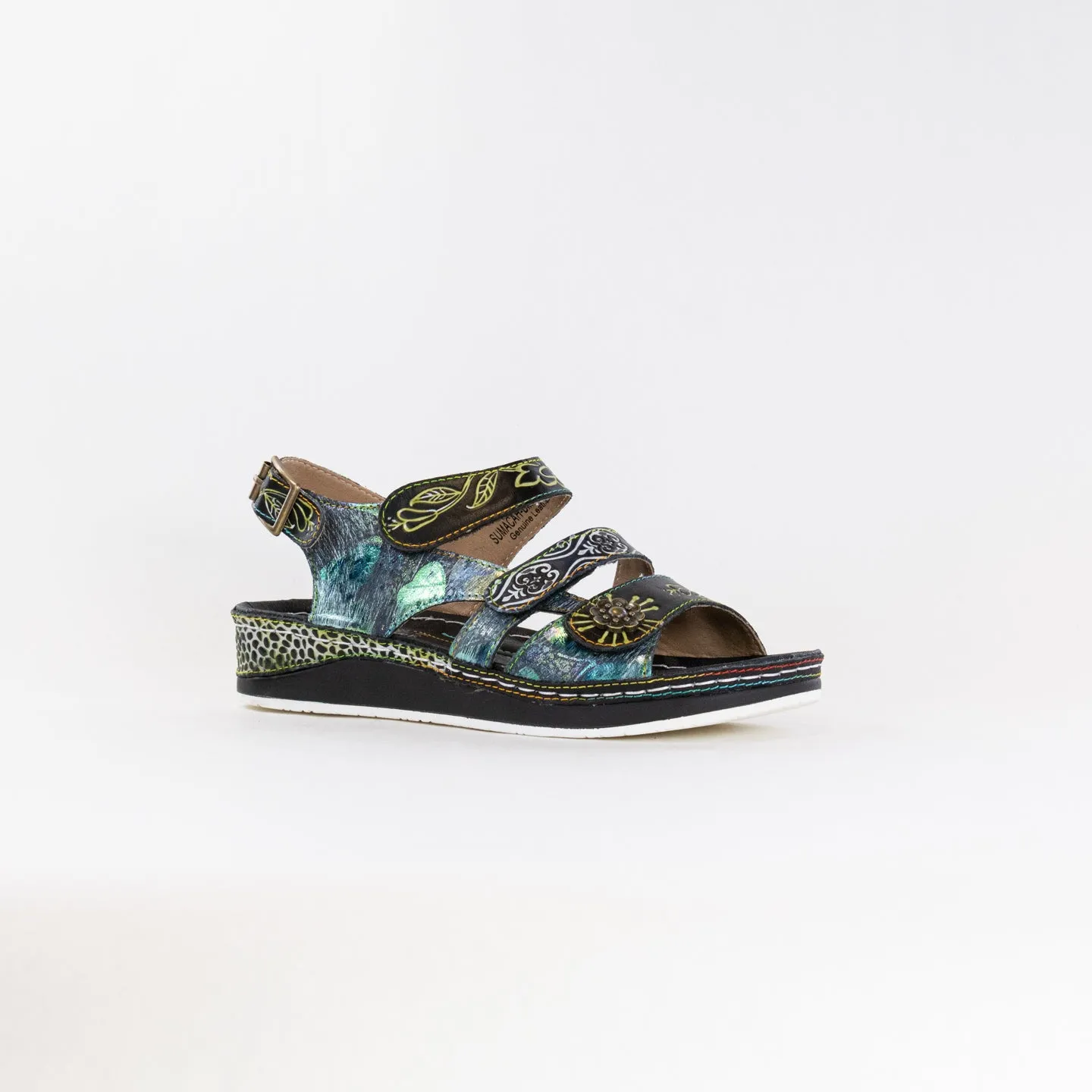 Spring Step Sumacah (Women's) - Black Multi Skin Breath