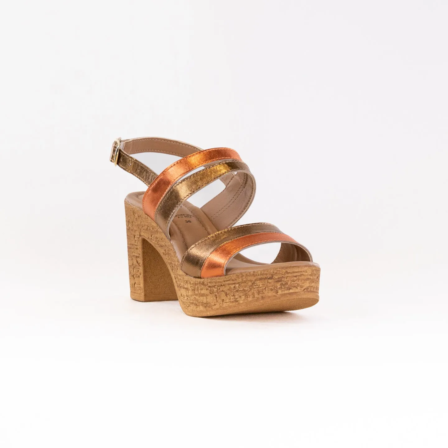 Spring Step Talha (Women's) - Orange Multi Foot Relax
