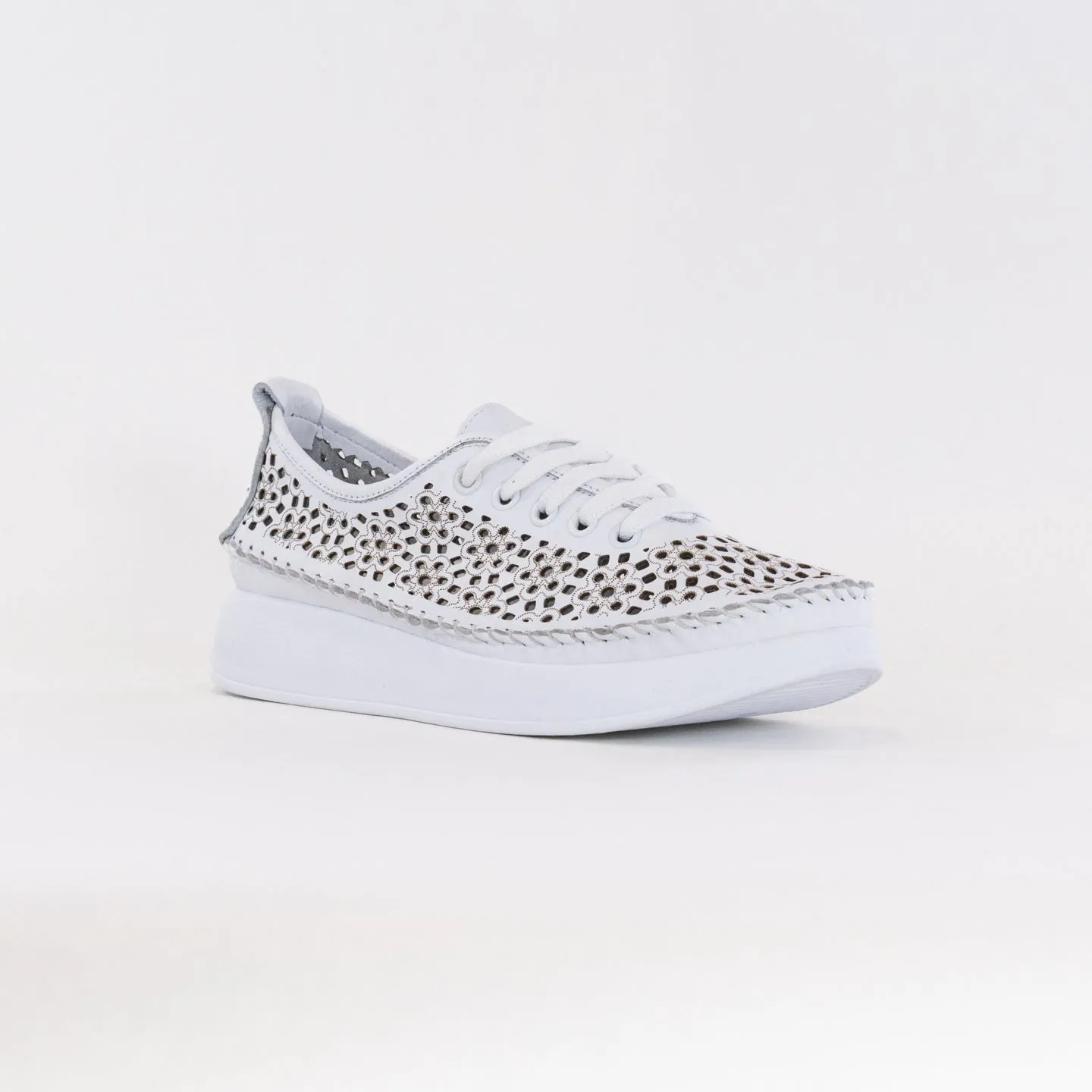 Spring Step Youlanda (Women's) - White padded ankle