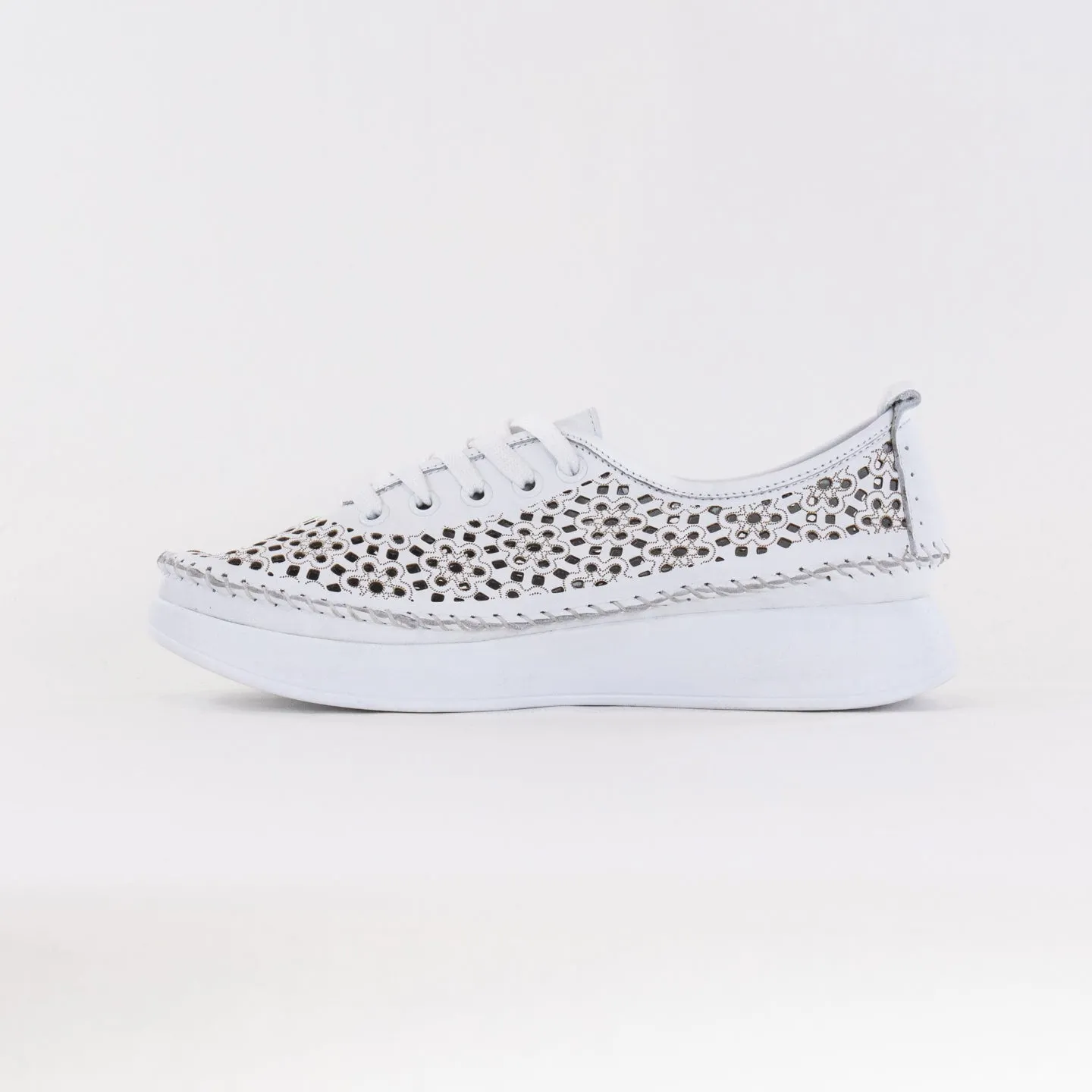 Spring Step Youlanda (Women's) - White secure base
