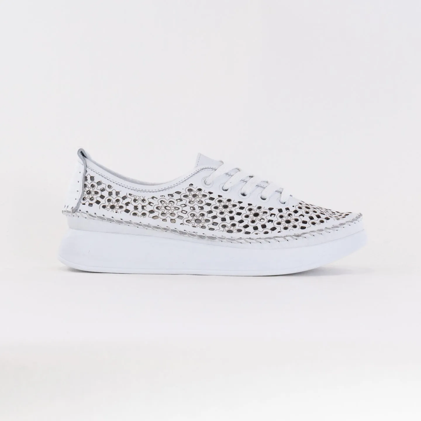 Spring Step Youlanda (Women's) - White air mesh