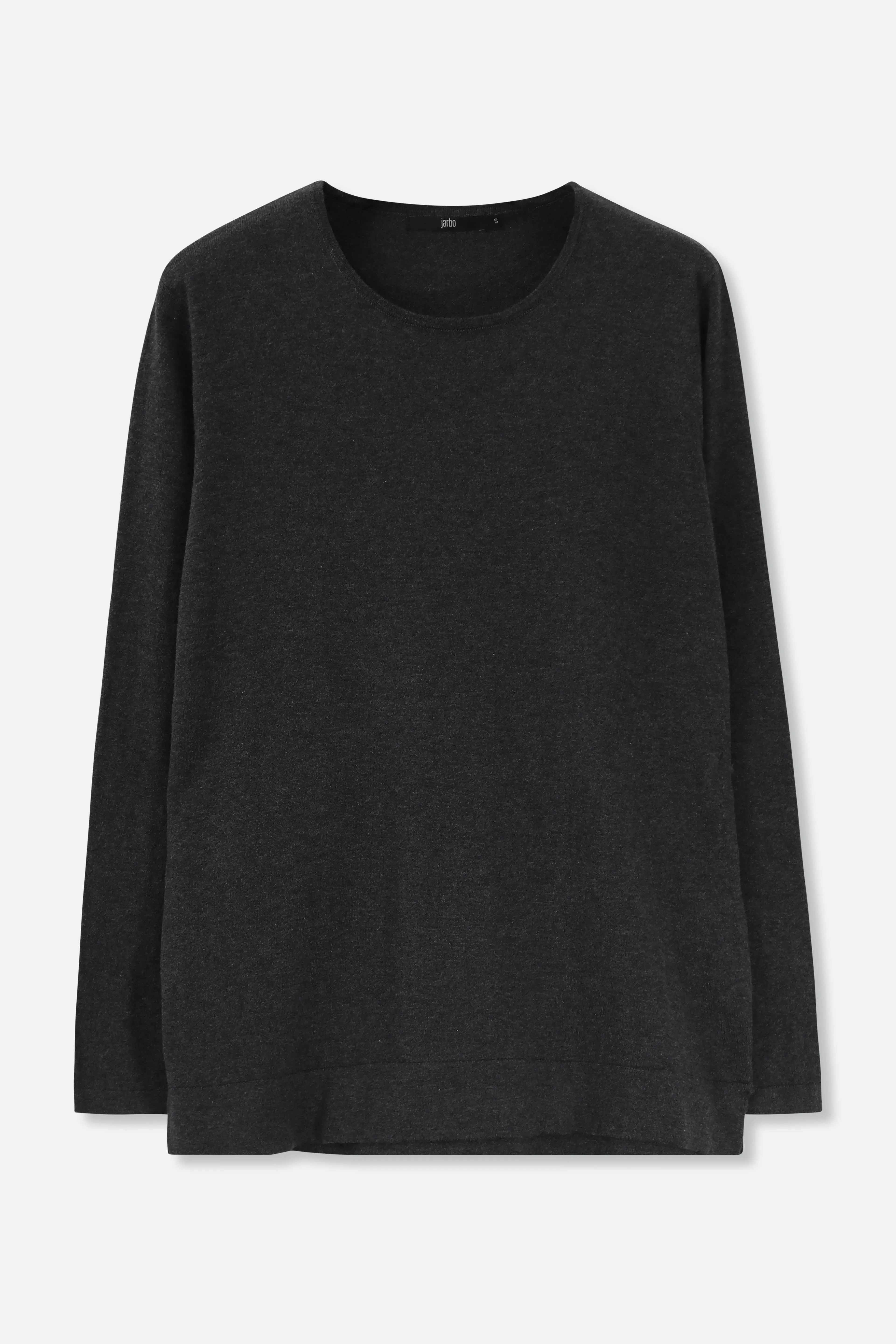 STEVIE LONG SLEEVE CREW IN KNIT PIMA COTTON air breeze