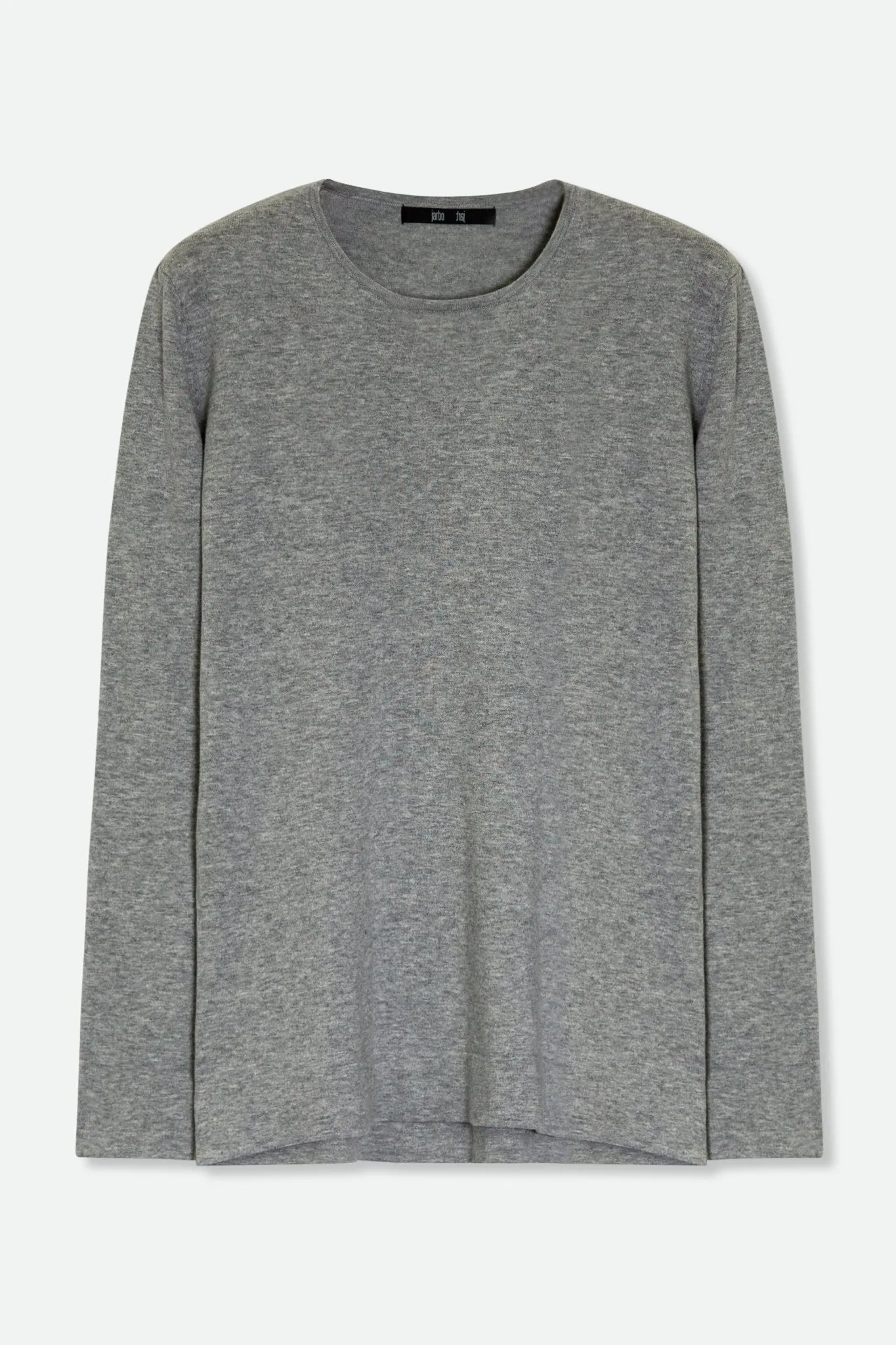 STEVIE LONG SLEEVE CREW IN KNIT PIMA COTTON cloud soft
