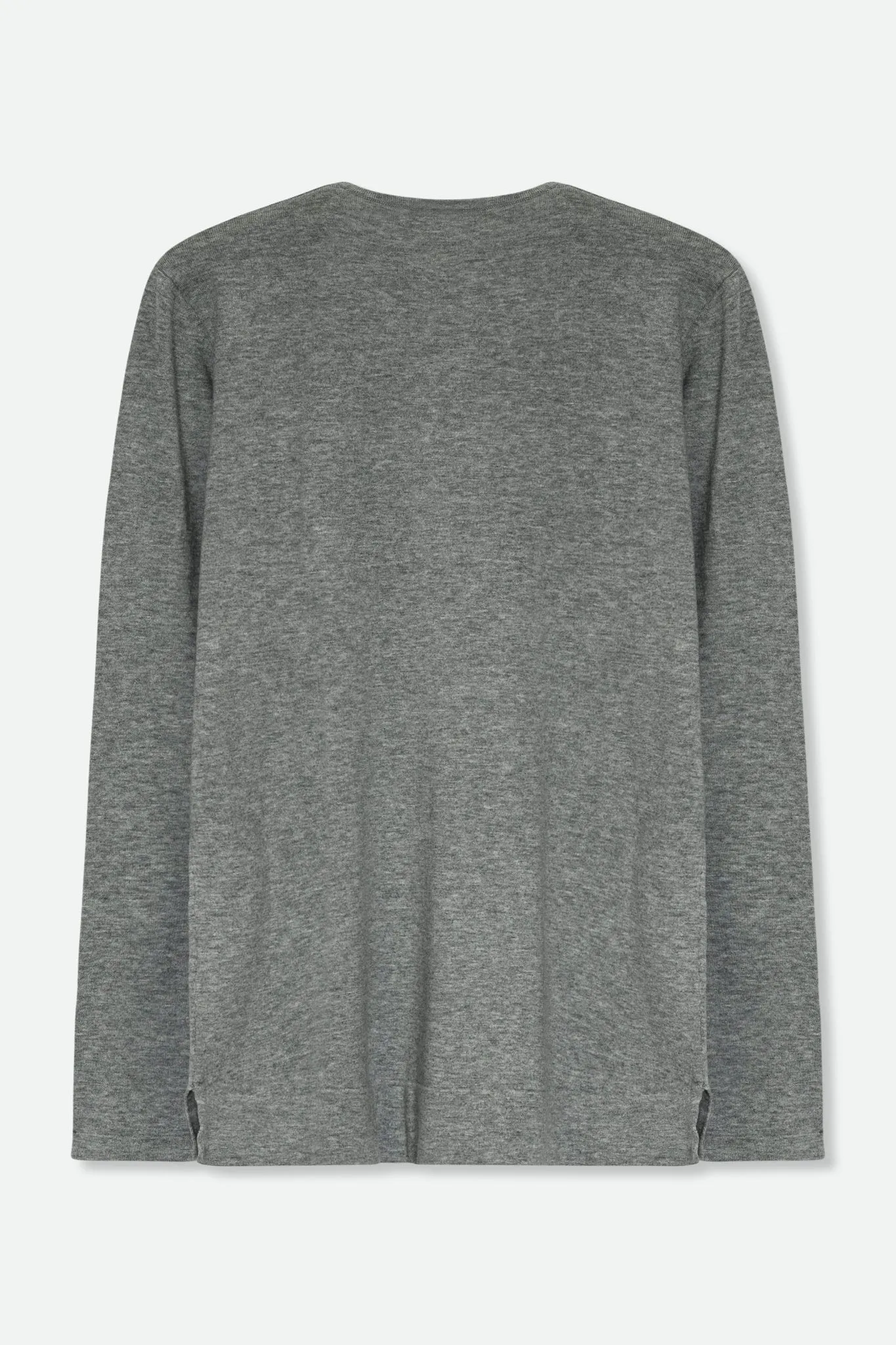 STEVIE LONG SLEEVE CREW IN KNIT PIMA COTTON skin feel