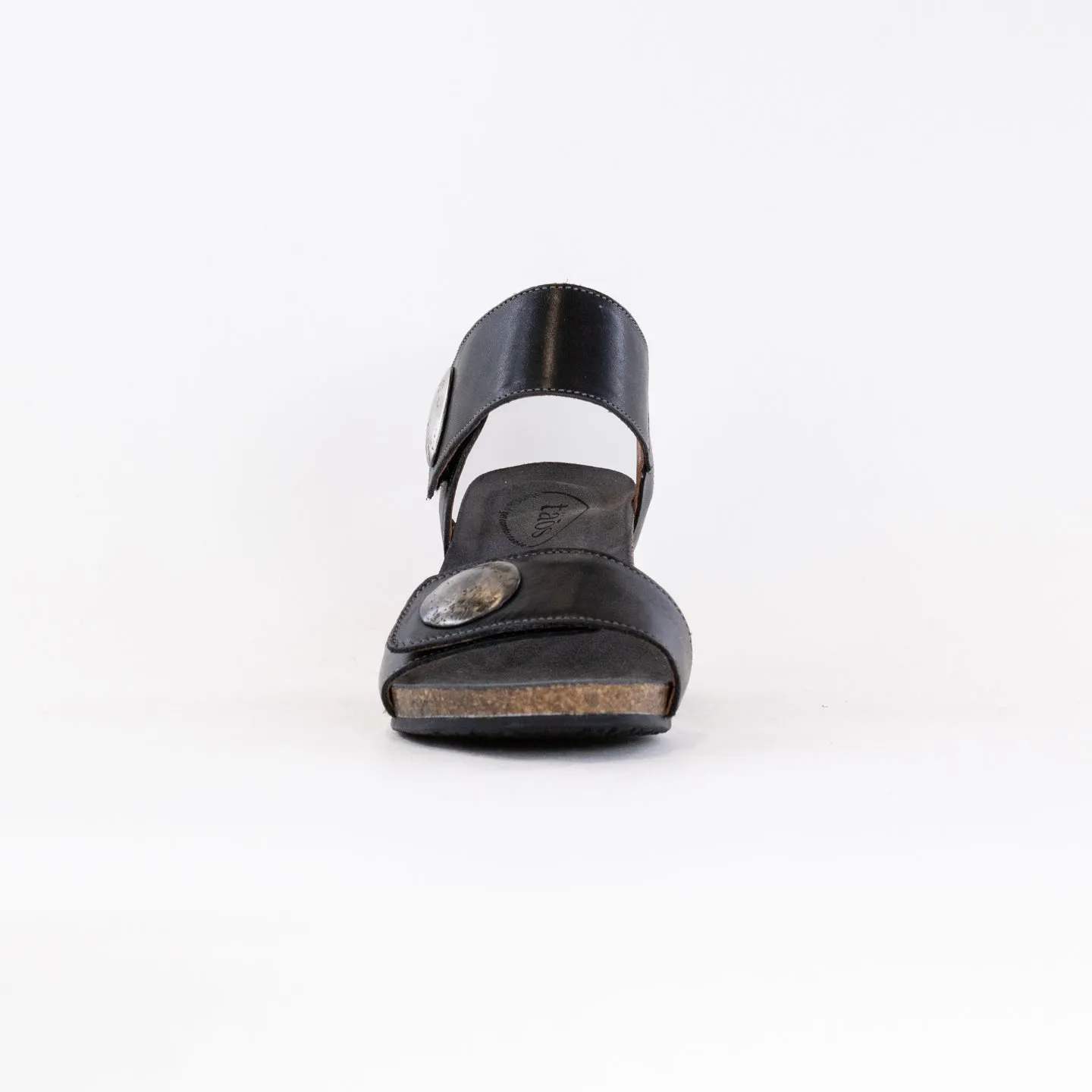 Taos Carousel 3 Wedge Sandal (Women's) - Black Soft Days