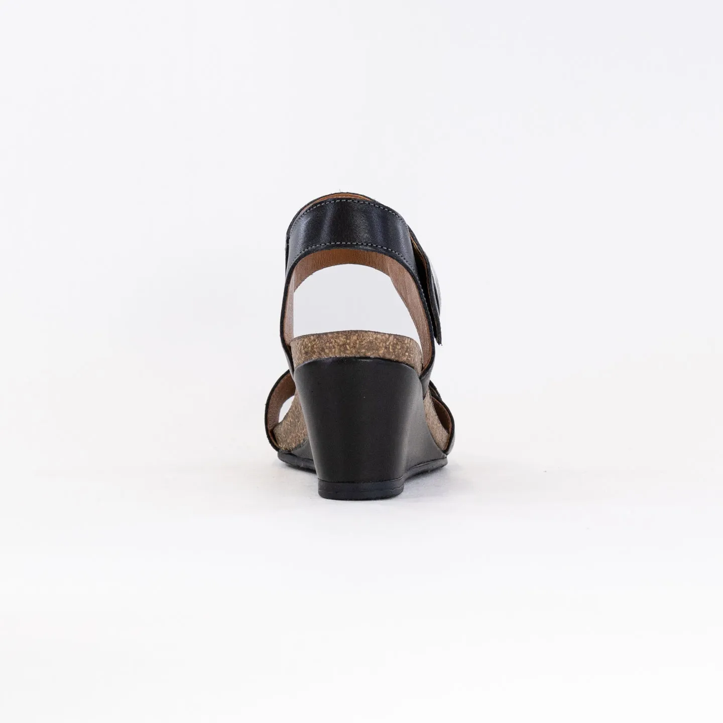 Taos Carousel 3 Wedge Sandal (Women's) - Black Street Ease