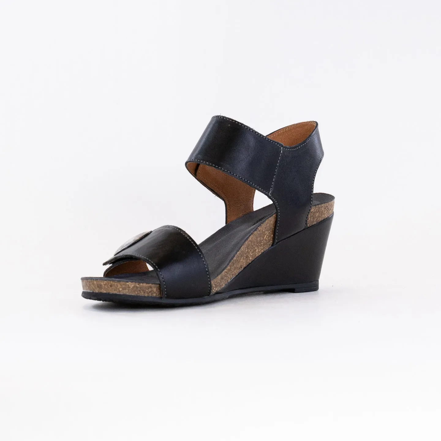 Taos Carousel 3 Wedge Sandal (Women's) - Black Day Ready