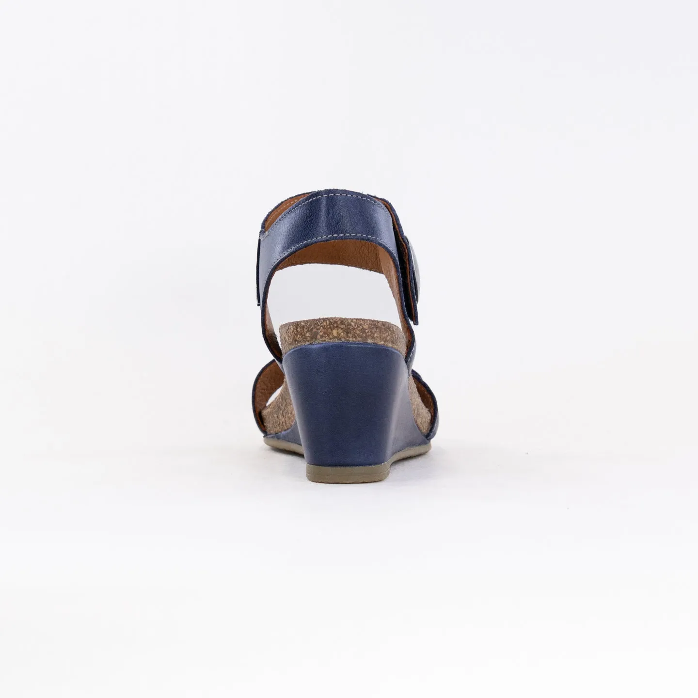 Taos Carousel 3 Wedge Sandal (Women's) - Dark Blue Leather Spring Fresh