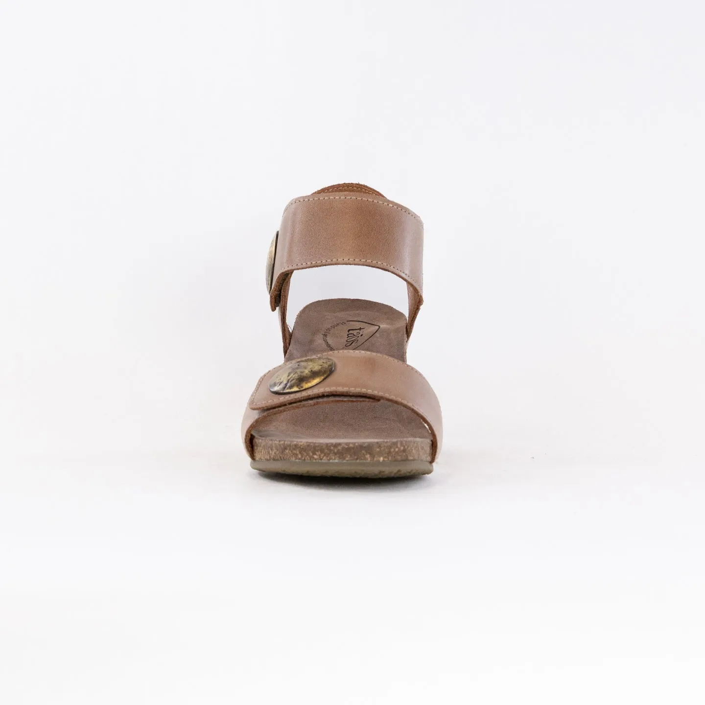 Taos Carousel 3 Wedge Sandal (Women's) - Tan Leather Pool Day